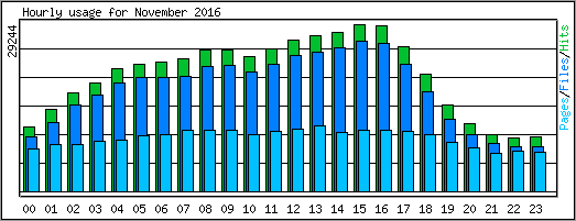 Hourly usage