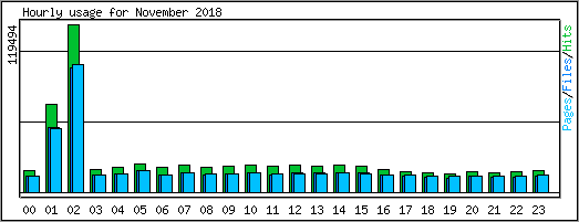 Hourly usage