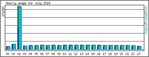 Hourly usage